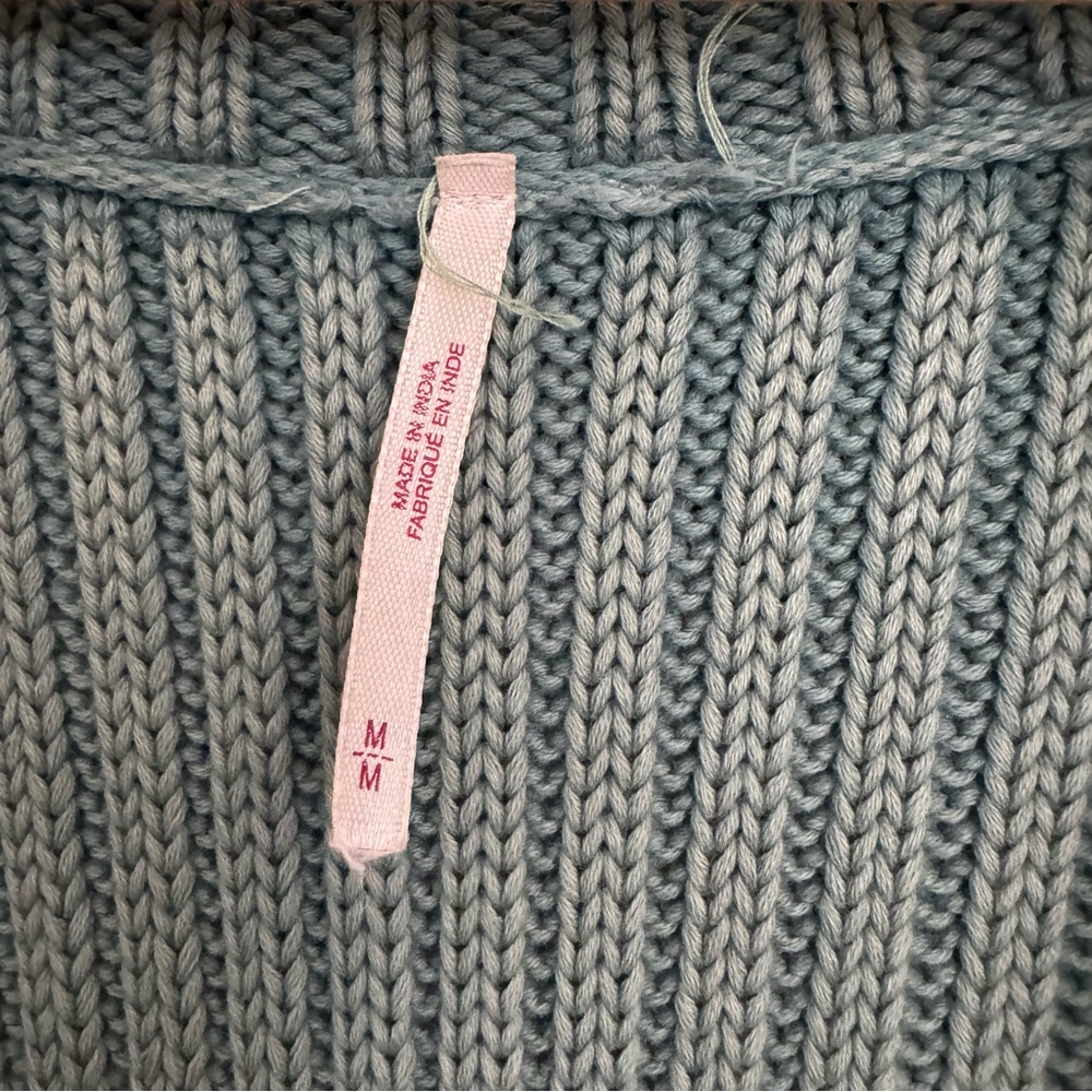 Free People Green Ribbed Sweater - Picture 4 of 9